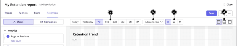 Choose your preferred data presentation option when running your query.