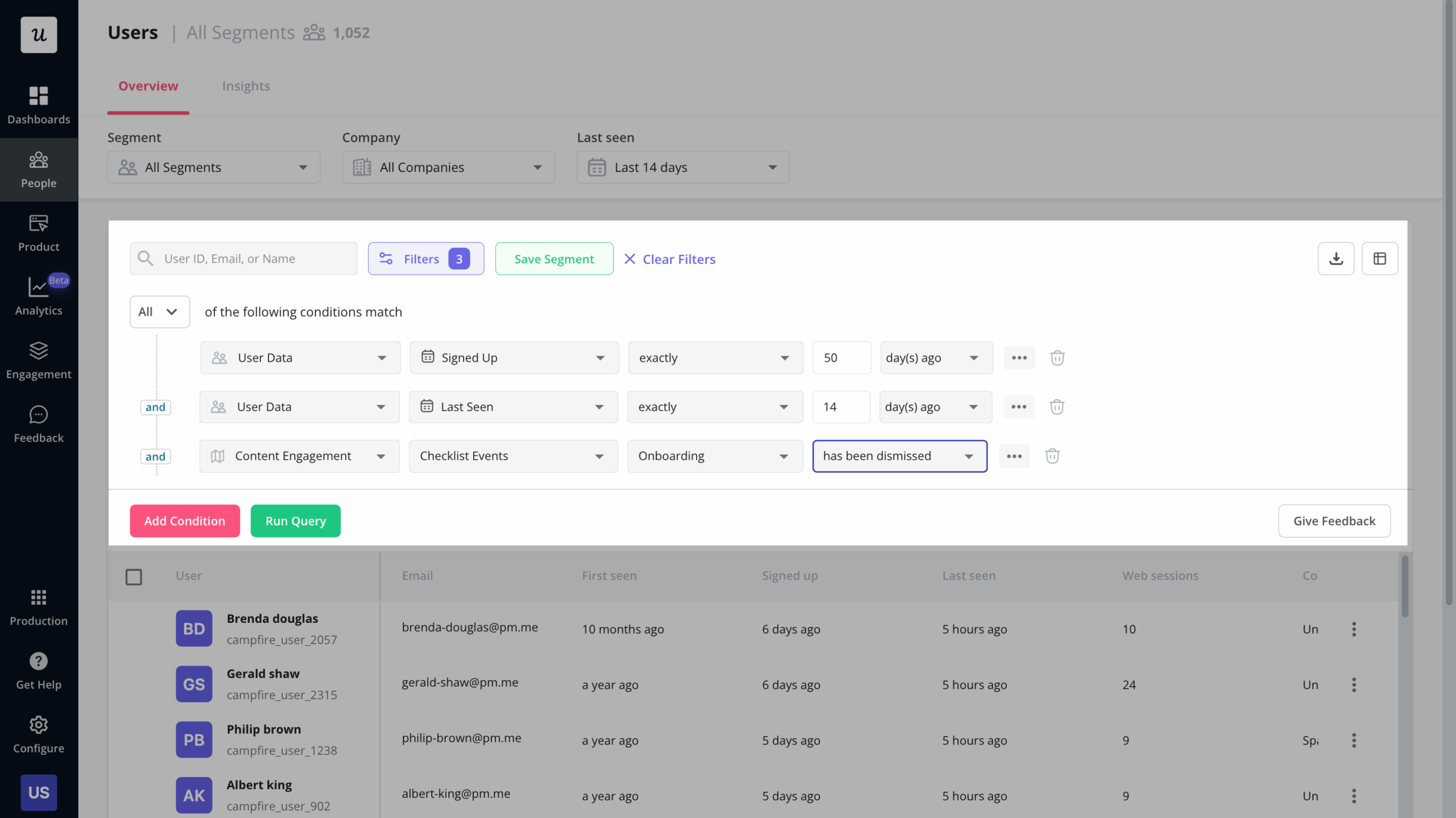 Segmentation in Userpilot