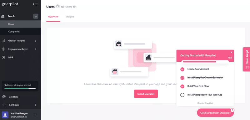 onboarding checklist userpilot software adoption