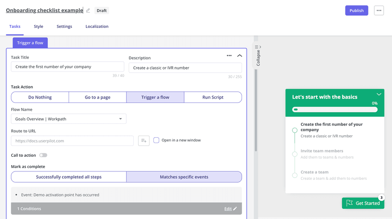 onboarding checklist example userpilot