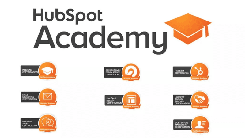 Hubspot’s education provides value and retains users.