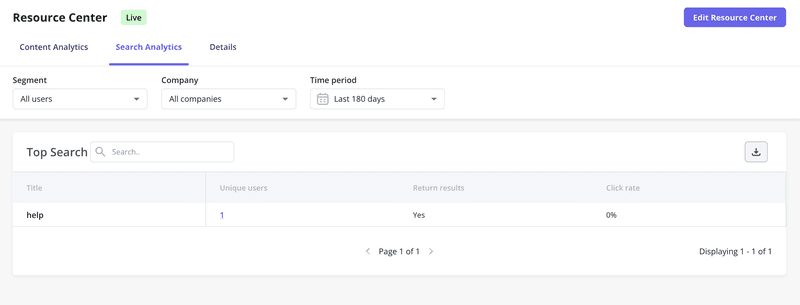 Userpilot resource center.