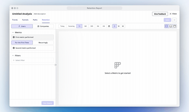 Use Userpilot for cohort analysis.