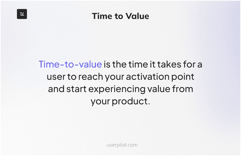 Time to value.