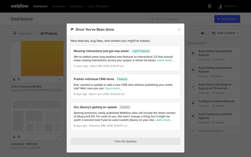 webflow user adoption strategy