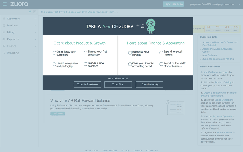 zuora user adoption strategy