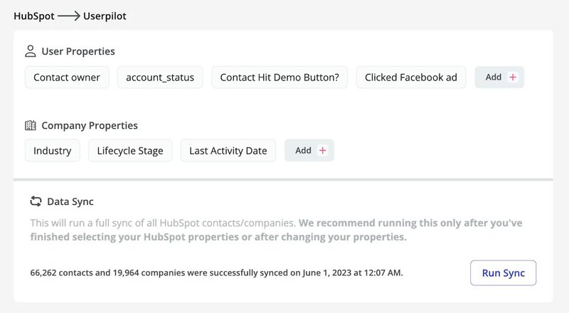 userpilot hubspot integration for Behavioral Segmentation