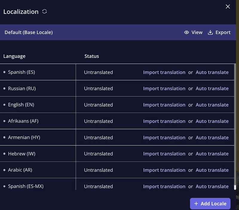userpilot localization