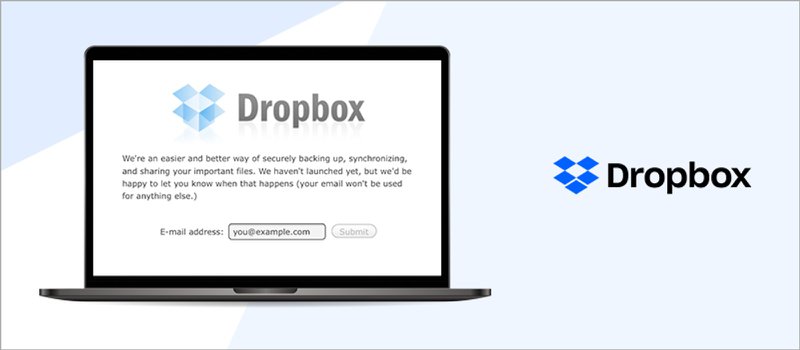 Screenshot of Dropbox