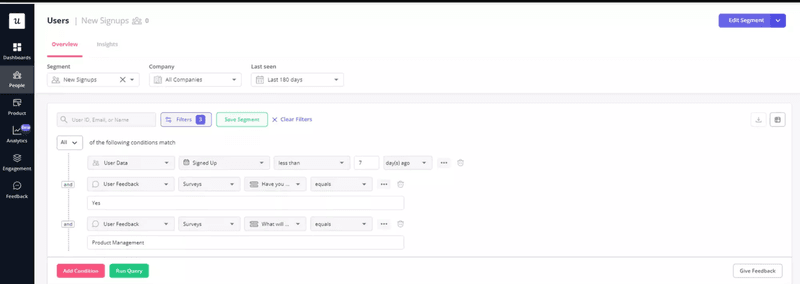 Tailor the flow of your users to help them quickly discover the features they need.