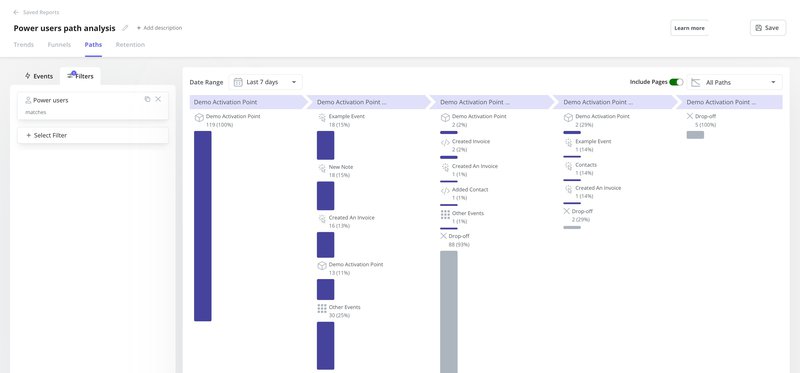 userpilot path analysis