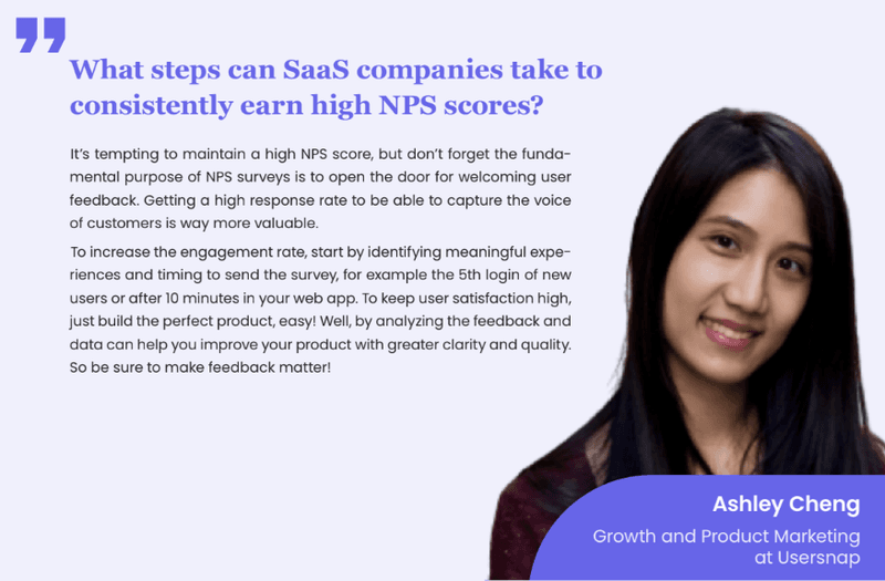 Ashley Cheng of Usersnap on increasing survey response rates