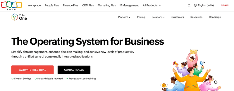 Zoho-one-product-positioning-examples