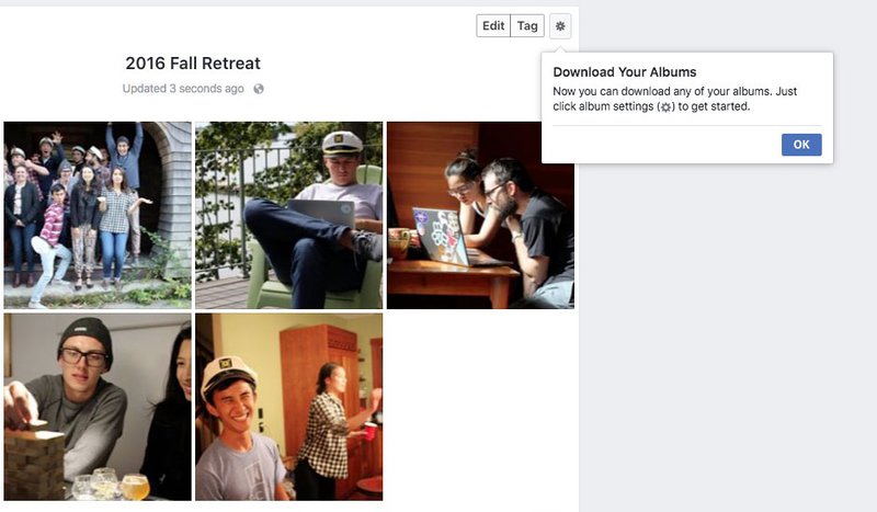 in-app marketing guide facebook example
