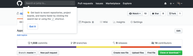 in-app marketing guide github example