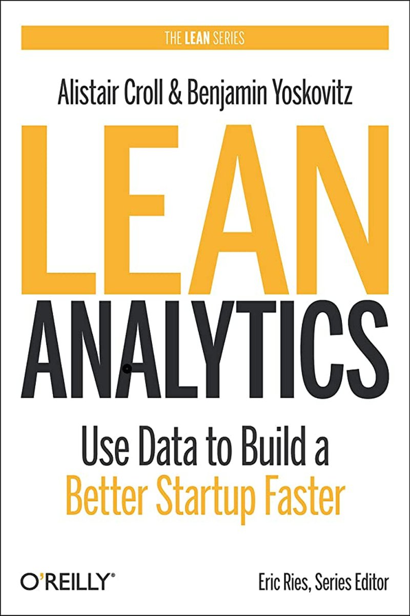 The book cover of Lean Analytics