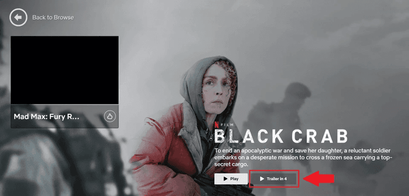 UX design examples: Netflix autoplay feature