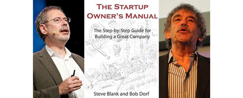 A photo of Steve Blank and Bob Dorf