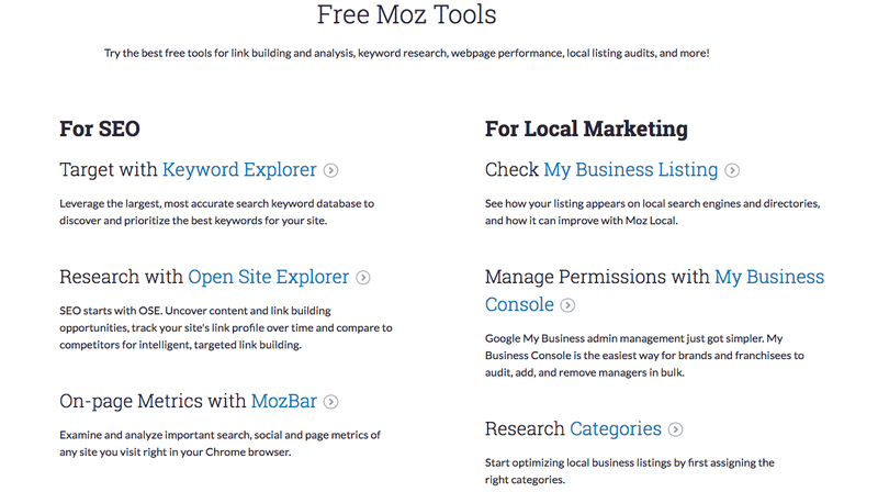 Moz-free-seo-tools