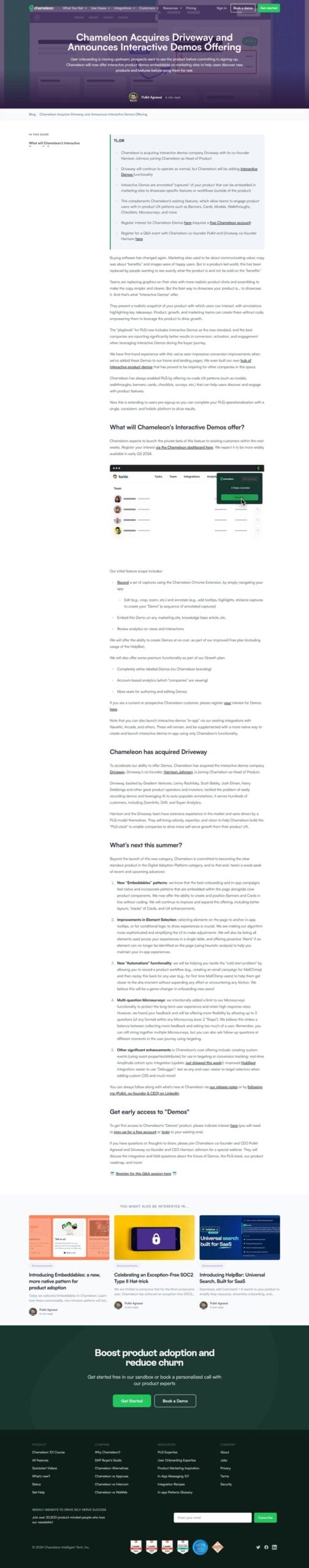 chameleon release blog