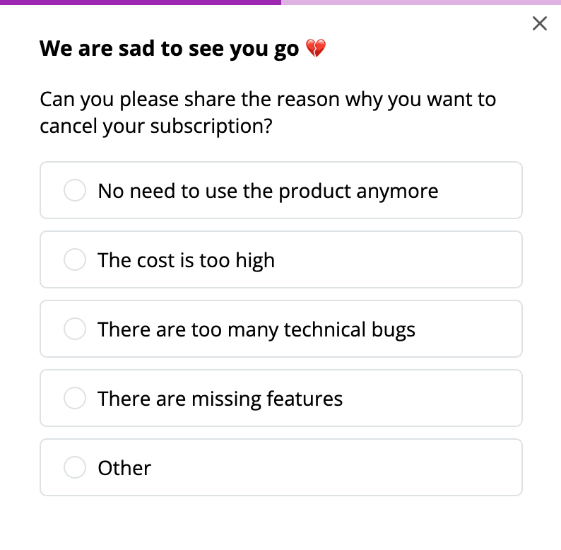 Churn-survey-Userpilot