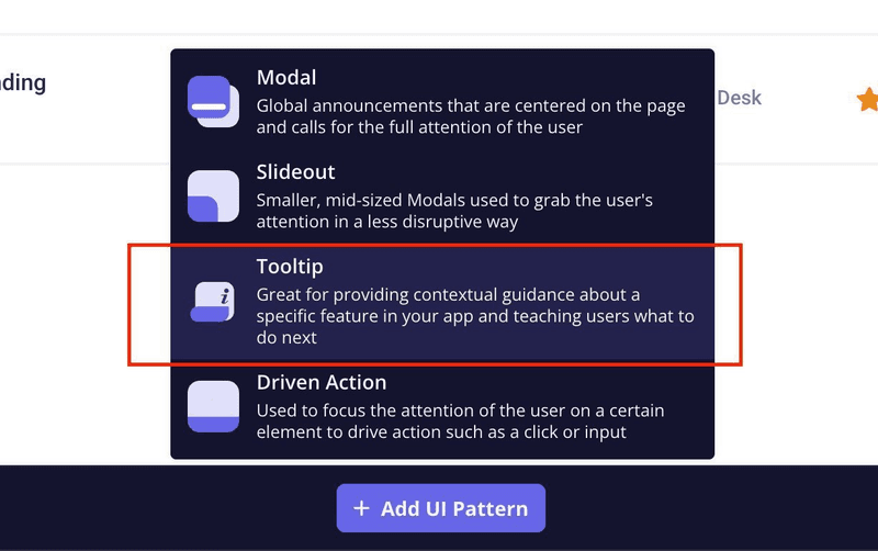 Creating a tooltip using Userpilot