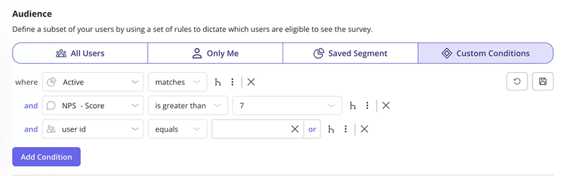 Segment loyal customers to ask them for feedback
