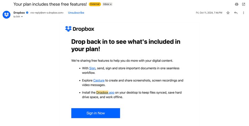 dropbox recommendation
