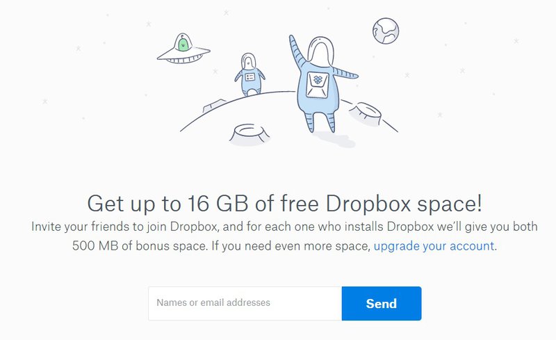 dropbox referral - product marketing strategy