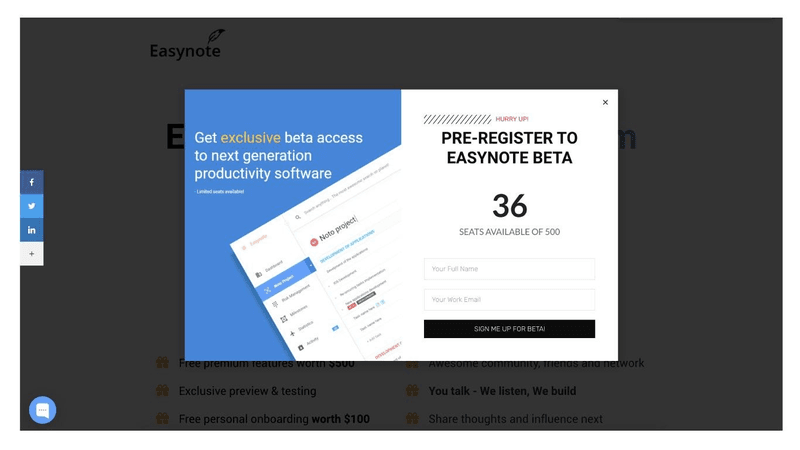 Easynote Beta Testing Program