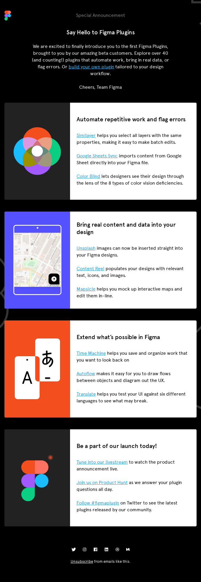 Figma’s product announcement example