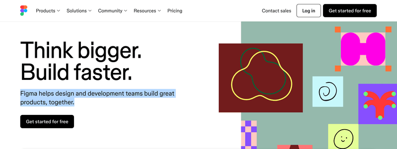 product vision examples figma
