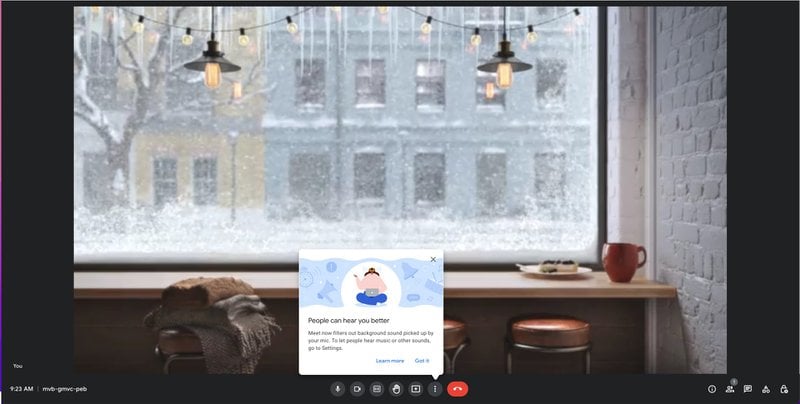 Google Meet’s new product announcement example