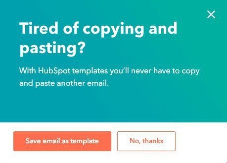 HubSpot triggers in-app messaging based on user behavior