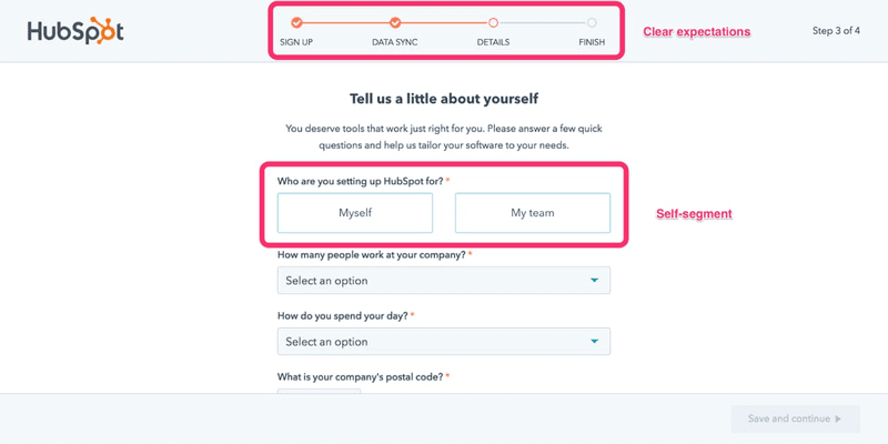 In-app marketing strategy example: HubSpot.