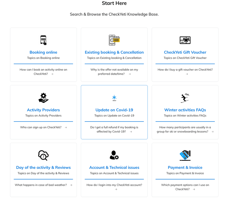Helpjuice interface.