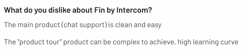 Intercom product tour reviews