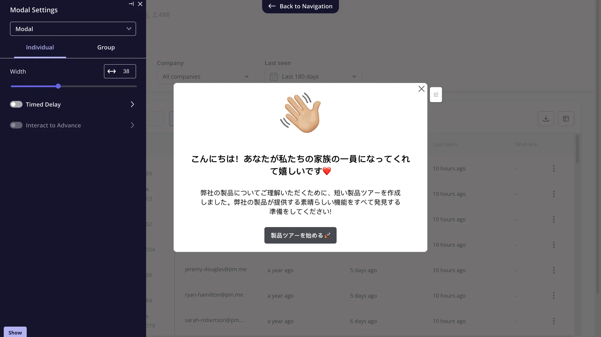 localization userpilot