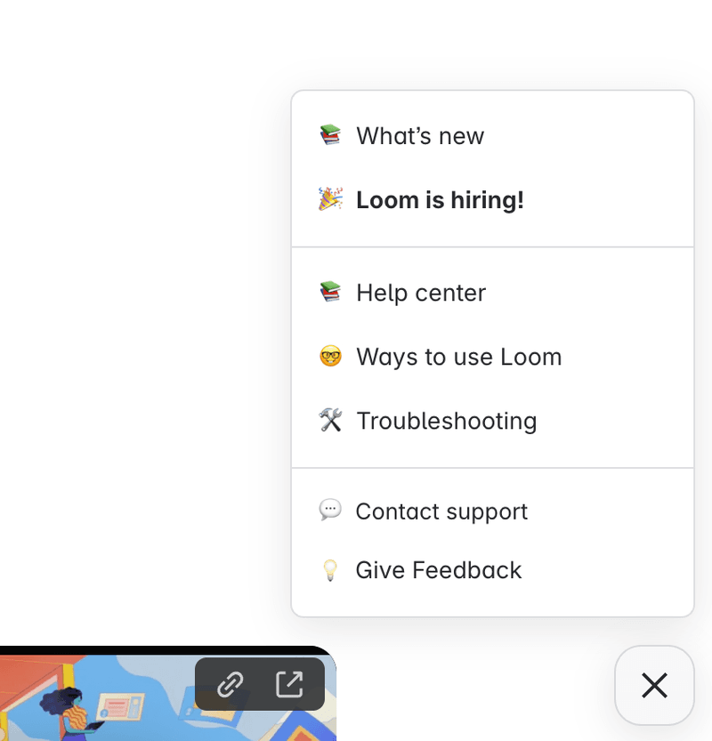 Loom’s knowledge base solution.
