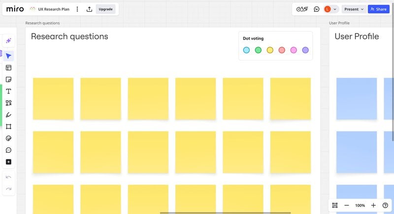 miro tool screenshot
