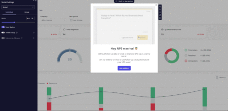 Model onboarding flow Userpilot