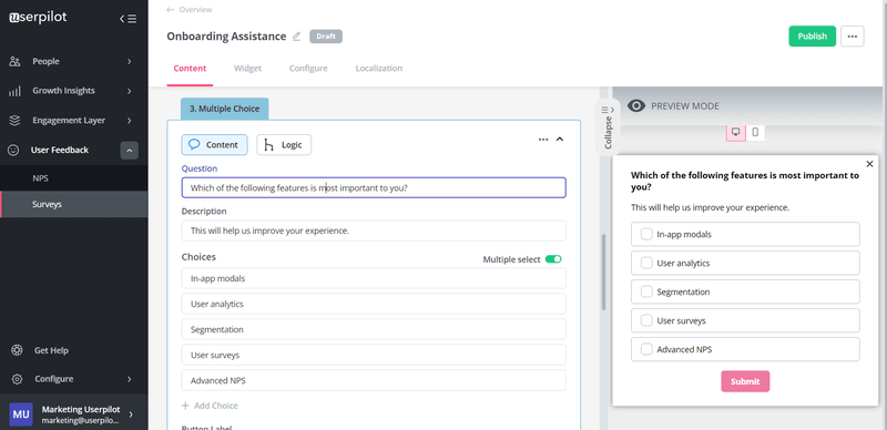 product-feedback-survey--voice-of-the-customer-questions