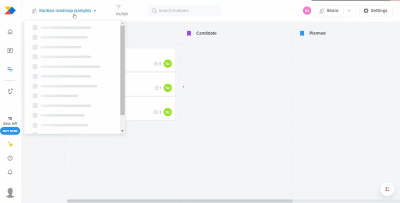 productboard skeleton screen