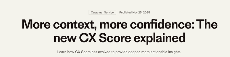 Release note example: Intercom