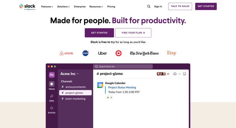 slack product marketing messaging framework