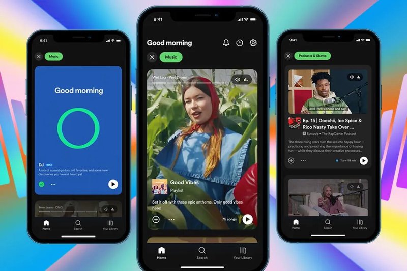 Spotify’s new product announcement example