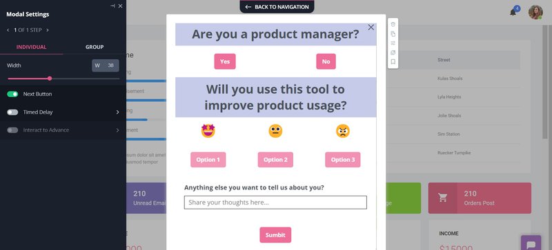 Keep questions short and focused.