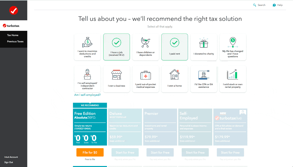 turbotax loader animation