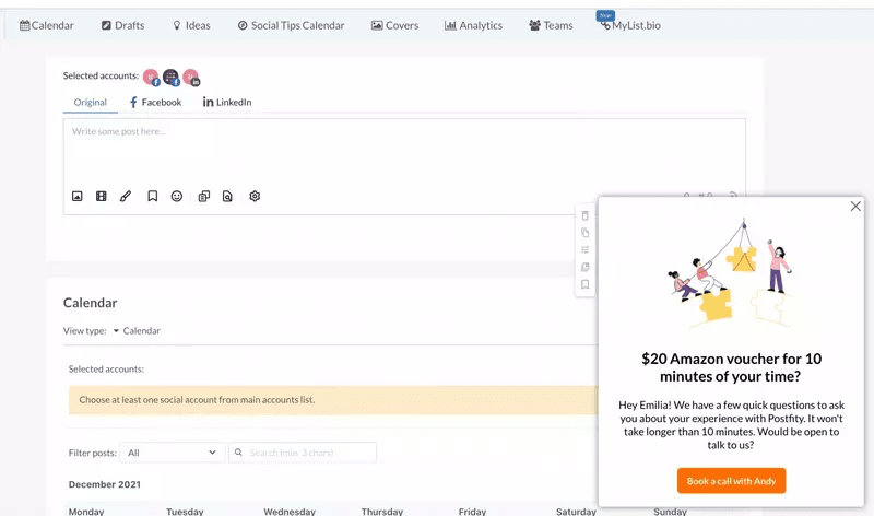 user interview reward