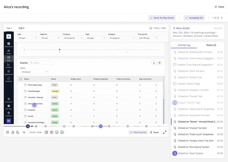 Userpilot-session-replay